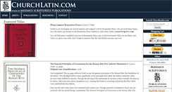 Desktop Screenshot of churchlatin.com
